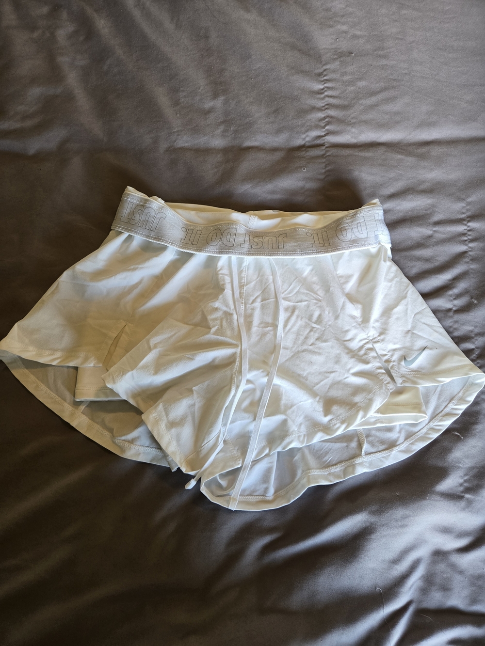 Nike White Women’s Athletic Shorts